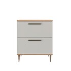 Balcão De Cozinha Isabelle 2 Gavetas Freijó/ Arenas - Delmarco