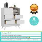 Balcão De Cozinha Isis 1 Porta 4 Gavetas Branco - Moville