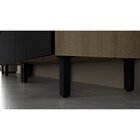 Balcão De Cozinha Itamaxi Com Tampo 2 Pt 2 Gv Preto E Marrom