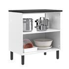 Balcão De Cozinha Itatiaia Aço 2 Portas New Premium Branco Ne