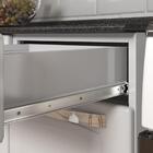 Balcão de Cozinha Itatiaia Aço 3 Portas 1 Gaveta Com Tampo Ro