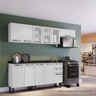 Balcão De Cozinha Itatiaia Aço 3 Portas 2 Gavetas Com Tampo F