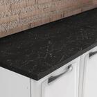 Balcão De Cozinha Itatiaia Aço 3 Portas 2 Gavetas Com Tampo N