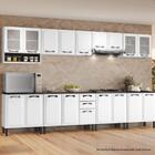 Balcão De Cozinha Itatiaia Aço 3 Portas 2 Gavetas Com Tampo N