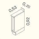 Balcão De Cozinha Itatiaia Nicho Toalheiro Vertical 0,20m Fre