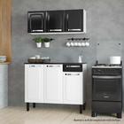 Balcão De Cozinha Itatiaia Rose Aço Com Tampo 3 Portas 1 Gave