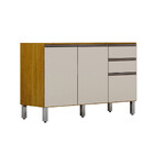 Balcão De Cozinha Lara 3 Portas 2 Gavetas