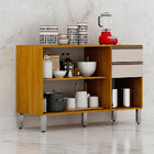 Balcão De Cozinha Lara 3 Portas 2 Gavetas