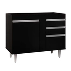 Balcão De Cozinha Lavanderia Sem Tampo 02 Gavetas Bia 100 Cm