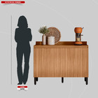 Balcão De Cozinha Lazuli 120cm 2 Portas - Demóbile