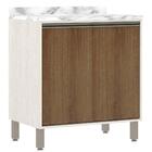 Balcão De Cozinha Madeira 80cm Línea Luciane Avelã