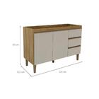 Balcão De Cozinha Margarida Sem Tampo 2 Pt 3 Gv Mel E Arenas