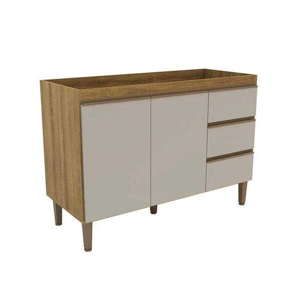 Balcão De Cozinha Margarida Sem Tampo 2 Pt 3 Gv Mel E Arenas