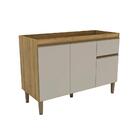 Balcão De Cozinha Margarida Sem Tampo 3 Pt 1 Gv Mel E Arenas