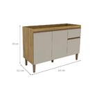 Balcão De Cozinha Margarida Sem Tampo 3 Pt 1 Gv Mel E Arenas