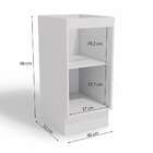 Balcão De Cozinha Maxxi 1 Pt Branco