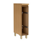 Balcão de Cozinha 100% MDF Nature e Verde com 1 Gaveta 20x91x52cm Rainha Nesher