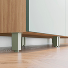 Balcão de Cozinha 100% MDF Nature e Verde com 1 Porta 40x91x52cm Rainha Nesher