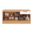 Balcão De Cozinha Melissa 2 Portas 1 Gaveta Freijó/branco - T