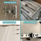 Balcão De Cozinha Miami 1200mm 2 Portas 3 Gavetas Sem Tampo C