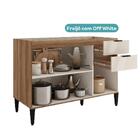 Balcão De Cozinha Miami 1200mm 2 Portas 3 Gavetas Sem Tampo C