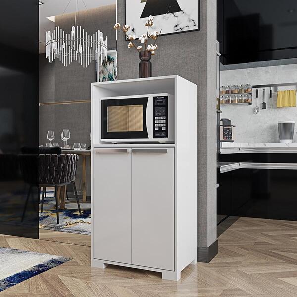 Balcao De Cozinha Myanmar Branco Casa Mobilia