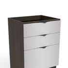 Balcão De Cozinha Nox 3 Gv Ônix E Steel 60 Cm