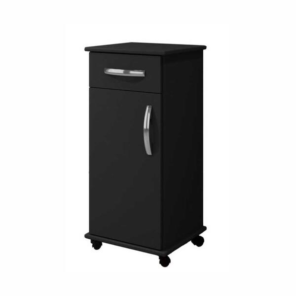 Balcão De Cozinha Palmas 1 Porta 1 Gaveta Arte Móveis Preto