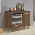 Balcão De Cozinha Para Cooktop 1 Porta 1 Gaveta Fit Nicioli É