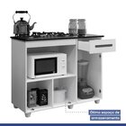 Balcão De Cozinha Para Cooktop 2 Portas 1 Gaveta 1 Nicho Para
