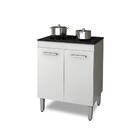 Balcão De Cozinha Para Cooktop 4 Bocas Branco Nauru