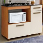 Balcão De Cozinha Para Cooktop 4 Bocas Violeta 2 Portas 1 Gav