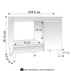 Balcão De Cozinha Para Cooktop E Forno Microondas Carla Branc