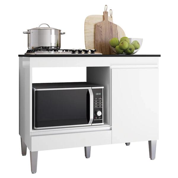 Balcão De Cozinha Para Cooktop E Forno Microondas Carla Branc