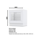 Balcão De Cozinha Para Forno De Embutir Com Tampo Emily