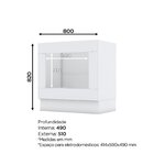 Balcão De Cozinha Para Forno De Embutir Com Tampo Emily Espre