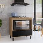 Balcão De Cozinha Para Forno E Cooktop 80cm 01 Gaveta La1111