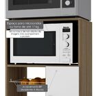 Balcão De Cozinha Para Micro-ondas - Porta E Cesta Para Fruta