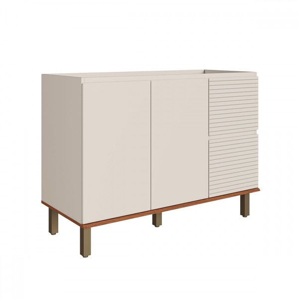 Balcão De Cozinha Para Pia 120 Cm Auris 2 Portas 3 Gavetas 10