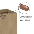 Balcão De Cozinha Para Pia 120cm 3 Portas Sem Tampo Classic L