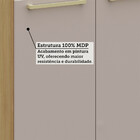 Balcão De Cozinha Para Pia 120cm 3 Portas Sem Tampo Elegance