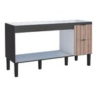 Balcão De Cozinha Para Pia 150cm 3 Portas 2 Gavetas Tamarindo