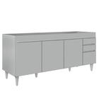 Balcão De Cozinha Para Pia 180cm 4 Portas Sem Tampo Dallas Ci