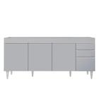 Balcão De Cozinha Para Pia 180cm 4 Portas Sem Tampo Dallas Ci