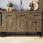 Balcão De Cozinha Para Pia 3 Portas 1 Gaveta Itauba - Irm Móv