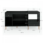 Balcão De Cozinha Para Pia 3 Portas 2 Gavetas Espaço Para For