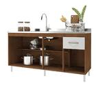 Balcão de Cozinha para Pia de 160cm Sem Tampo Suiça Fidelitá