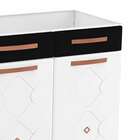 Balcão De Cozinha Para Pia Em Aço Mirage New 3 Portas 2 Gavet