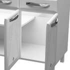 Balcão De Cozinha Para Pia Em Aço Star New 3 Portas 2 Gavetas