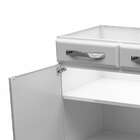 Balcão De Cozinha Para Pia Em Aço Star New 3 Portas 2 Gavetas